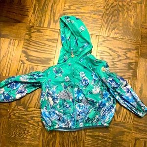 Girls Moncler rain jacket